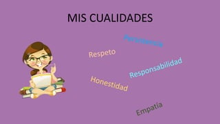 MIS CUALIDADES
 