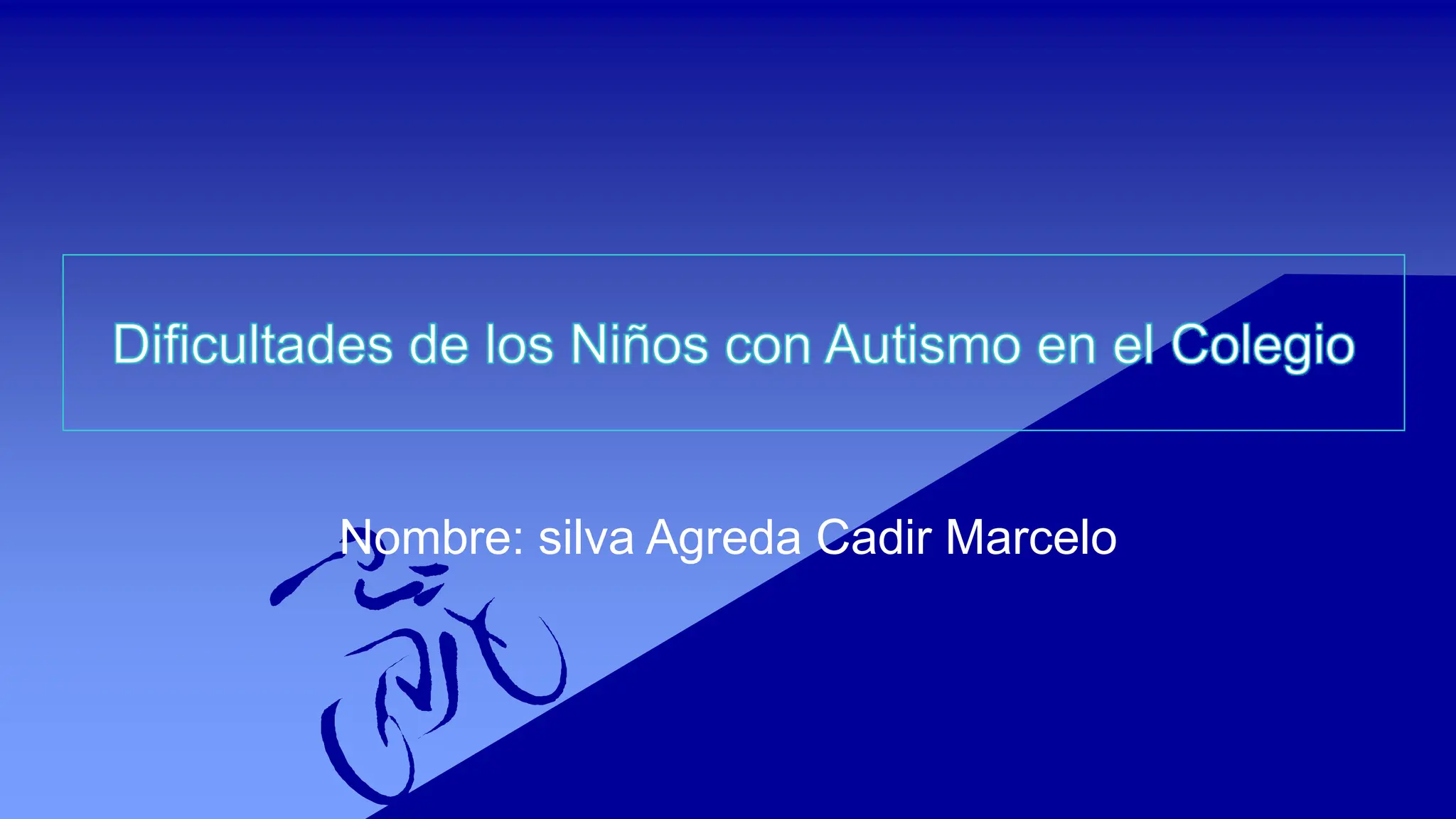 DIFICULTADES DE LOS NIÑOS CON AUTISMO EN EL COLEGIO | PPT