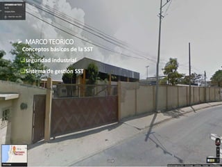  MARCO TEORICO
Conceptos básicos de la SST
seguridad industrial
Sistema de gestión SST
 