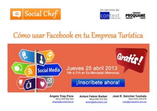 Facebook Turismo