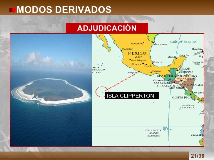 Modos de adquisición del dominio territorial