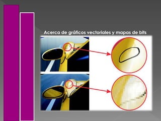 Acerca de gráficos vectoriales y mapas de bits
 