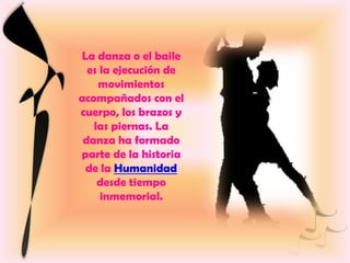 Diapositiva Danza