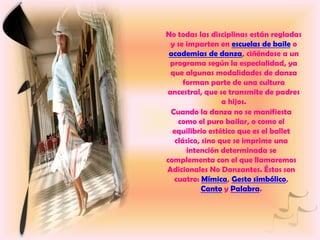 Diapositiva Danza