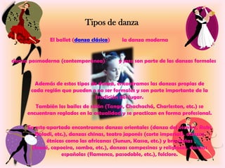 Diapositiva Danza