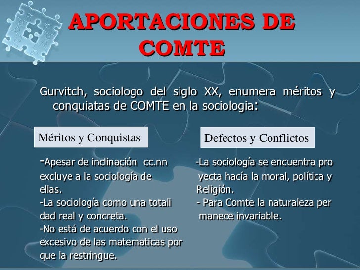 Diapositiva de augusto comte exposicion Diapositiva de augusto comte exposicion