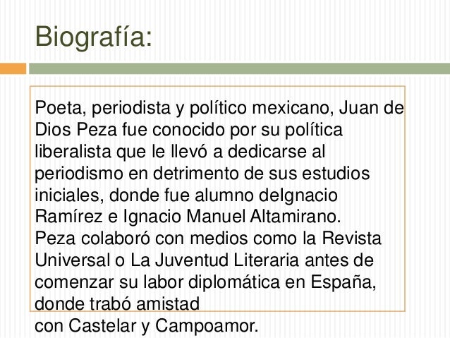 Autores: Juan de Dios Peza, Juan Diaz Covarrubias, Jose Peón Contrera…