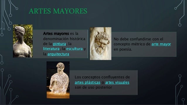 historia del arte. artes mayores