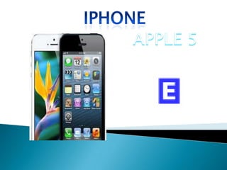 Diapositiva de iphone apple 5 lina marcela rios