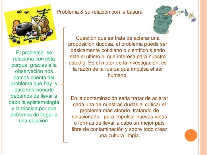 Texto Expositivo Sobre El Problema De La Basura