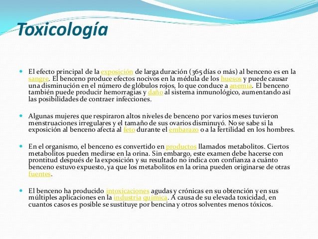 Diapositiva del benceno