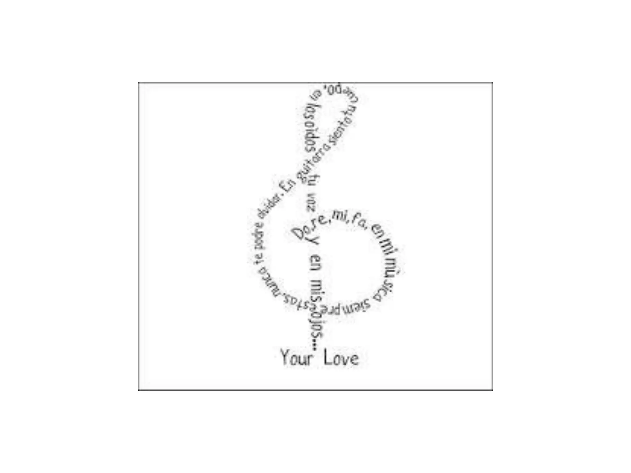 Diapositiva del caligrama. PPT