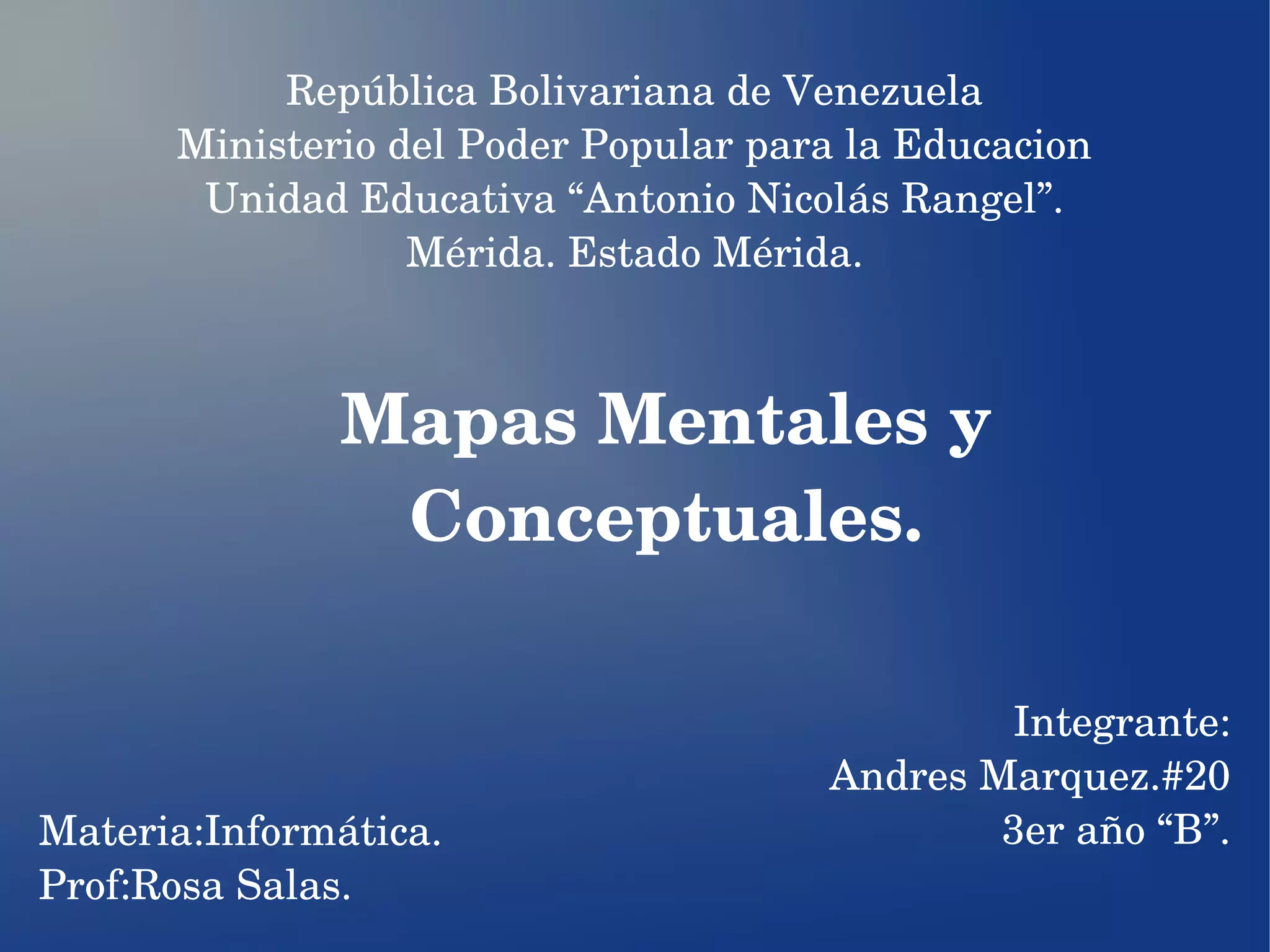 Diapositiva de los Mapas mentales y conceptuales | ODP
