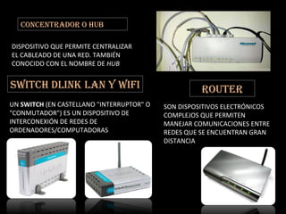 Switch Dlink LAN y WiFi ROUTER CONCENTRADOR O HUB DISPOSITIVO QUE PERMITE CENTRALIZAR EL CABLEADO DE UNA RED. TAMBIÉN CONOCIDO CON EL NOMBRE DE  HUB UN  SWITCH  (EN CASTELLANO "INTERRUPTOR" O "CONMUTADOR") ES UN DISPOSITIVO DE INTERCONEXIÓN DE REDES DE ORDENADORES/COMPUTADORAS SON DISPOSITIVOS ELECTRÓNICOS COMPLEJOS QUE PERMITEN MANEJAR COMUNICACIONES ENTRE REDES QUE SE ENCUENTRAN GRAN DISTANCIA 