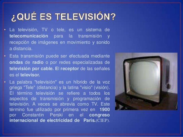 inventos tecnologicos la television