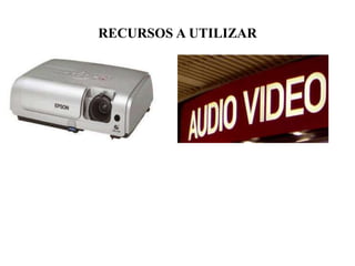 RECURSOS A UTILIZAR
 