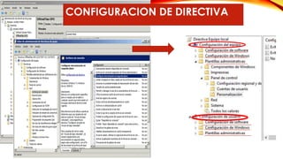 CONFIGURACION DE DIRECTIVA
 