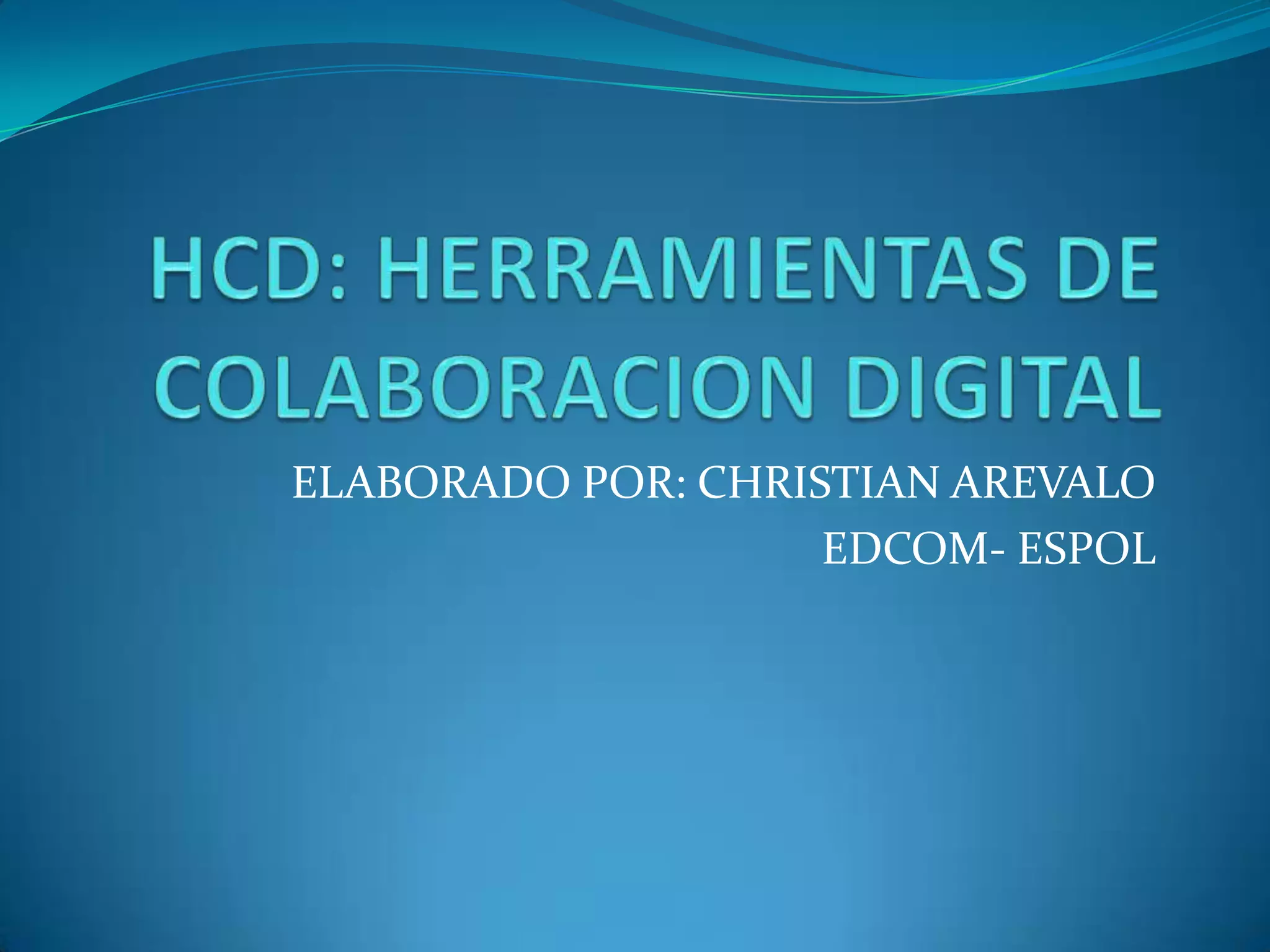 Diapositiva hcd | PPTX | Technology & Computing