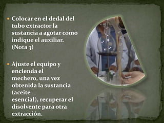 Medir las tres porciones de CHCL3 (Cloroformo), con el cristal violeta. V1=______mlV2=______mlV3=______ml VT=______ml