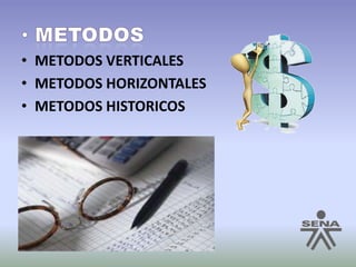 METODOSMETODOS VERTICALESMETODOS HORIZONTALESMETODOS HISTORICOS