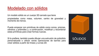 Diapositiva modelado con solido | PPTX