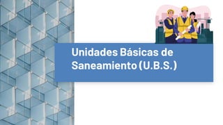 Unidades Básicas de
Saneamiento (U.B.S.)
 