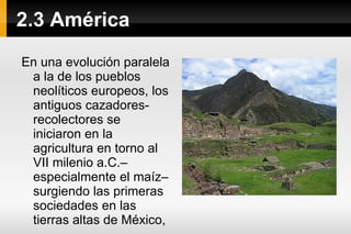 2.2 Egipto En Egipto surgió una de las primeras grandes civilizaciones, con obras de arte elaboradas y complejas que suponen ya una especialización profesional por parte del artista/artesano. 