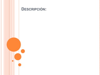 DESCRIPCIÓN:

 