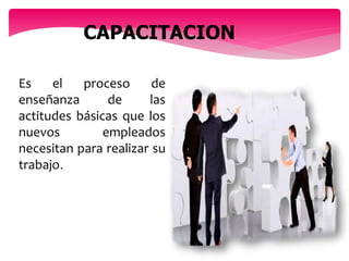 Diapositiva programa de capacitacion y entrenamiento | PPTX