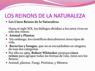 Diapositiva reinos de la naturaleza unad | PPTX