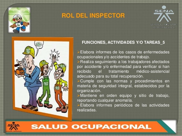 Diapositiva rol del inspector