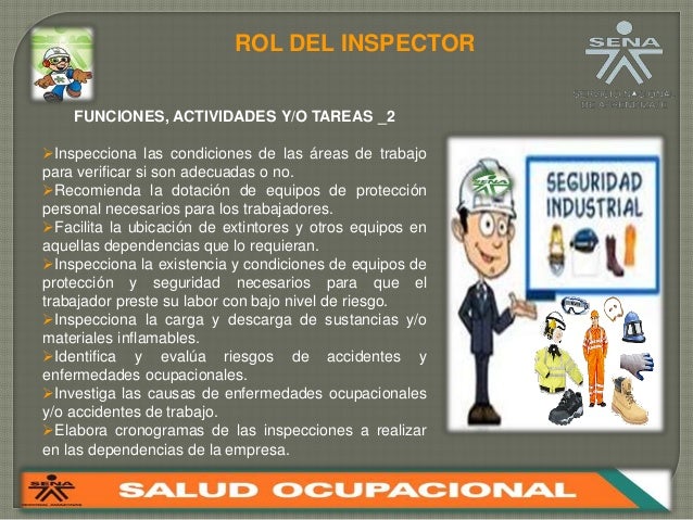 Diapositiva rol del inspector