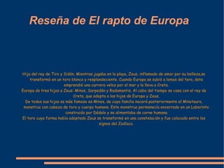 Comentario del cuadro. 