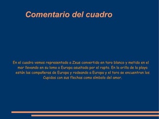 Fotografía del cuadro. 