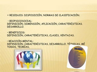 CONOCIMIENTOS DEL PROCESO Seleccionar técnicas que le permitan potencializar su capacidad de reacción mental,  y mejorar sus destrezas motoras según la naturaleza propia de entorno laboral.   • Valorar las técnicas y procedimientos necesarios para lograr su desempeño  psicomotriz de acuerdo con el área ocupacional.  • Relacionar los procesos y procedimientos vigentes en el SENA con su proceso de  formación.• Ubicar el SENA en la estructura del Estado y del sistema educativo Colombiano. estrategias y metas a partir del reconocimiento de su condición  humana.• Identificar los resultados de aprendizaje del programa de formación frente a los proyectos de la ruta de aprendizaje.