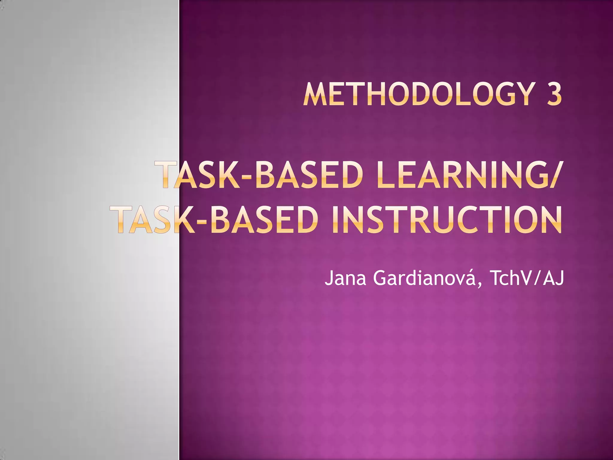 Jana Gardianová, TchV/AJ