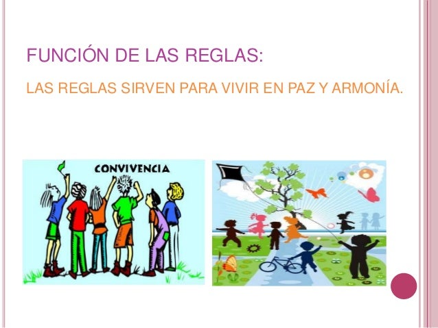 Reglas para la convivencia armònica