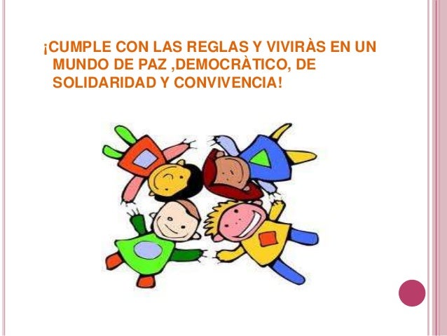 Reglas para la convivencia armònica