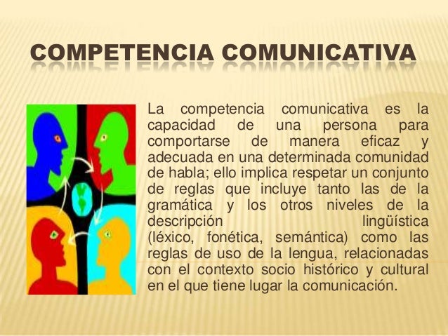 competencia comunicativa