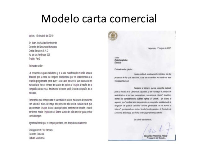 carta de referencia comercial de una empresa a otra