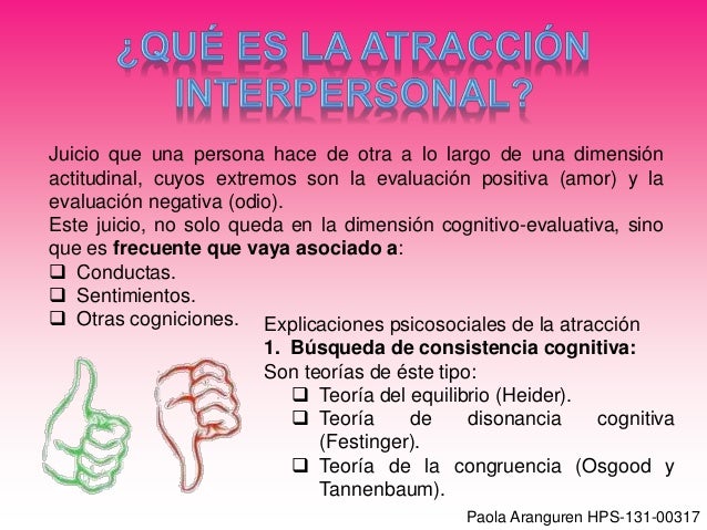 Atracción Interpersonal