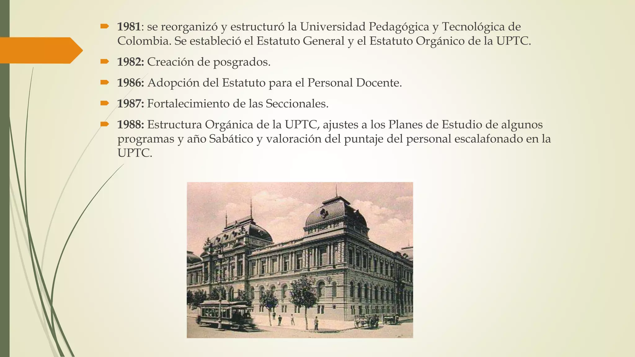 HISTORIA DE LA UPTC | PPTX
