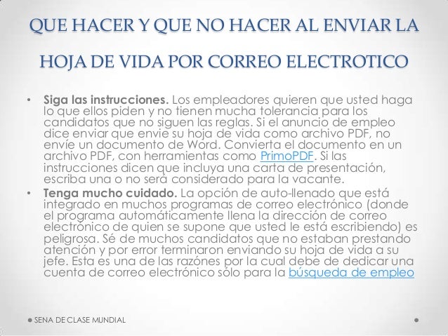 Diapositivas hoja de vida octubre 2012 actualizada