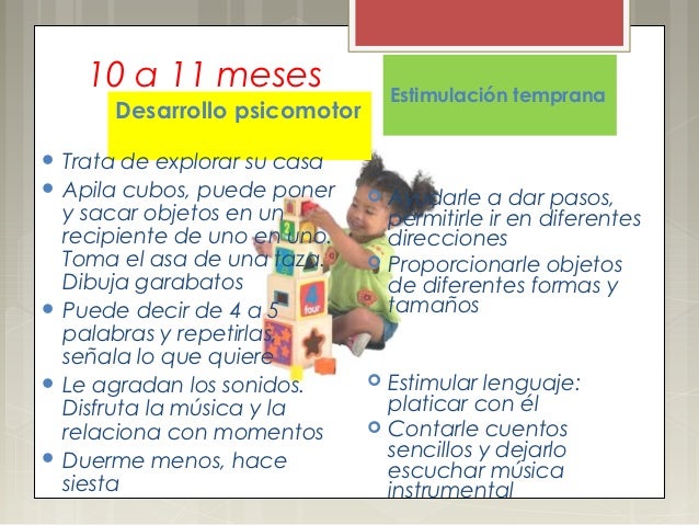 estimulacion temprana bebe 10 meses