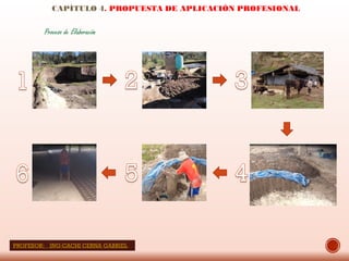 CAPÍTULO 4. PROPUESTA DE APLICACIÓN PROFESIONAL
Proceso de Elaboración
PROFESOR: ING:CACHI CERNA GABRIEL
 