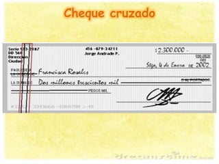 Cheque cruzado
 
