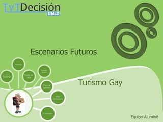 Escenarios Futuros Equipo Aluminé Turismo Gay Intro Estilo de vida Conclusión Variables Infra- estructura Tipo de cambio Compe-tencia 