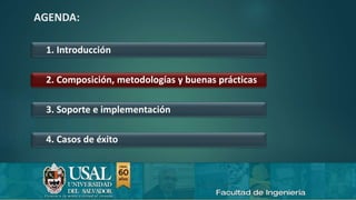 30/10/2020 BI & AI 15J. Agustín Martínez – Sergio Salimbeni
AGENDA:
1. Introducción
2. Composición, metodologías y buenas prácticas
3. Soporte e implementación
4. Casos de éxito
 