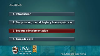 30/10/2020 BI & AI 39J. Agustín Martínez – Sergio Salimbeni
AGENDA:
1. Introducción
2. Composición, metodologías y buenas prácticas
3. Soporte e implementación
4. Casos de éxito
 