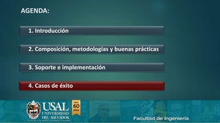 30/10/2020 BI & AI 47J. Agustín Martínez – Sergio Salimbeni
AGENDA:
1. Introducción
2. Composición, metodologías y buenas prácticas
3. Soporte e implementación
4. Casos de éxito
 